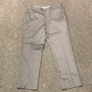 Brooks Brothers Mens Light Brownish Gray Dress Pants